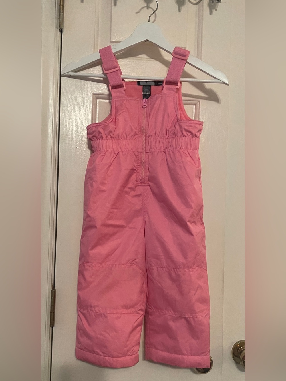 Cozy Pink Snow Bibs for Toddler Girls 18-24M - Kidcore Winter Fun!